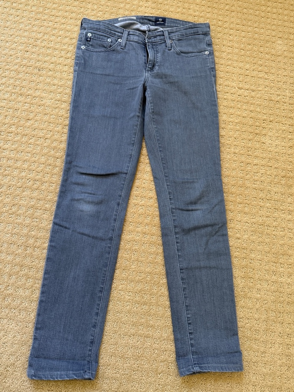 Ag Adriano Goldschmied Women's The Stilt Skinny Jeans in Gray